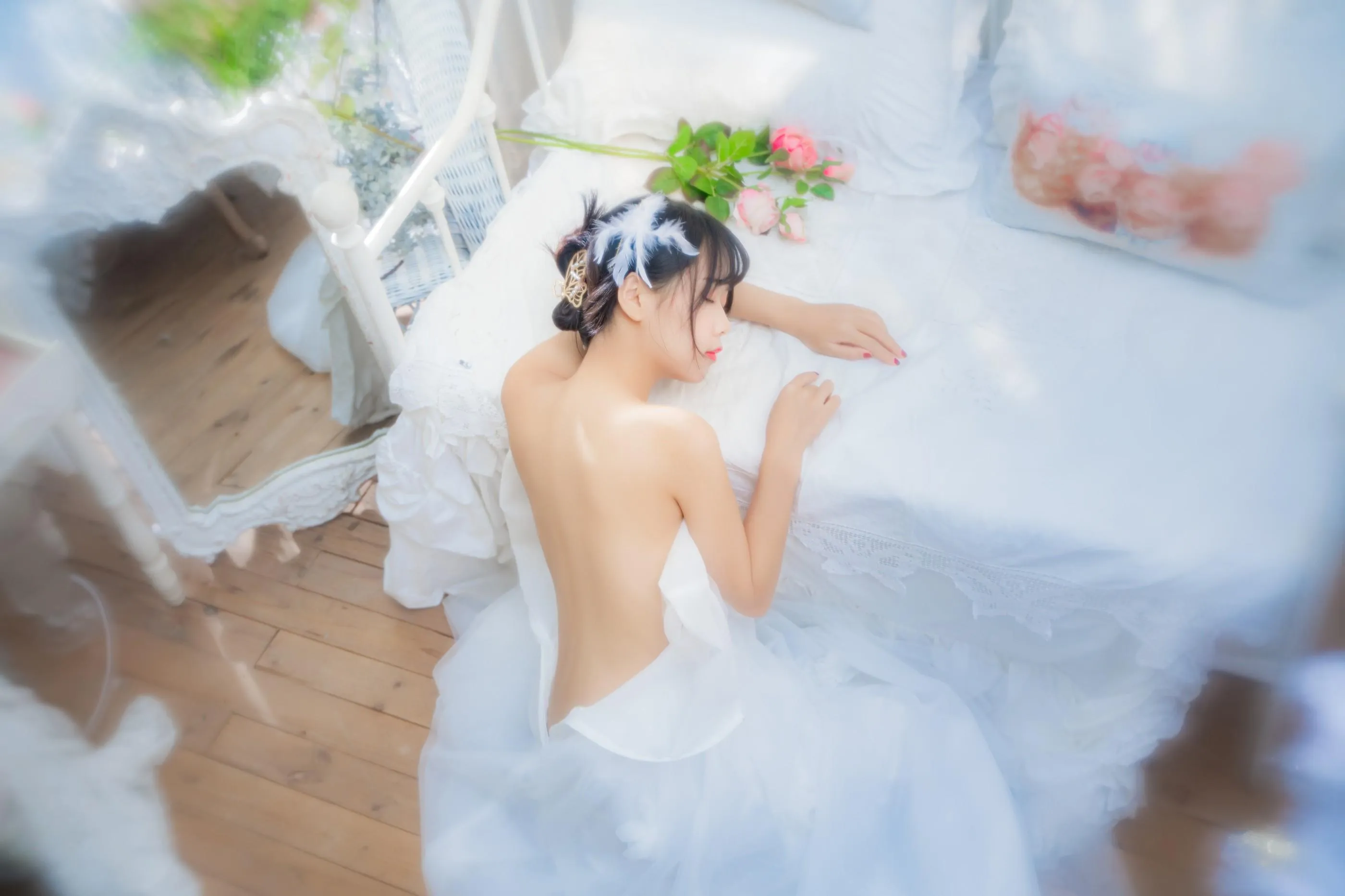 [艺图语] 2022.05.28 纯白花嫁 萌芽儿o0 [33P]插图7
